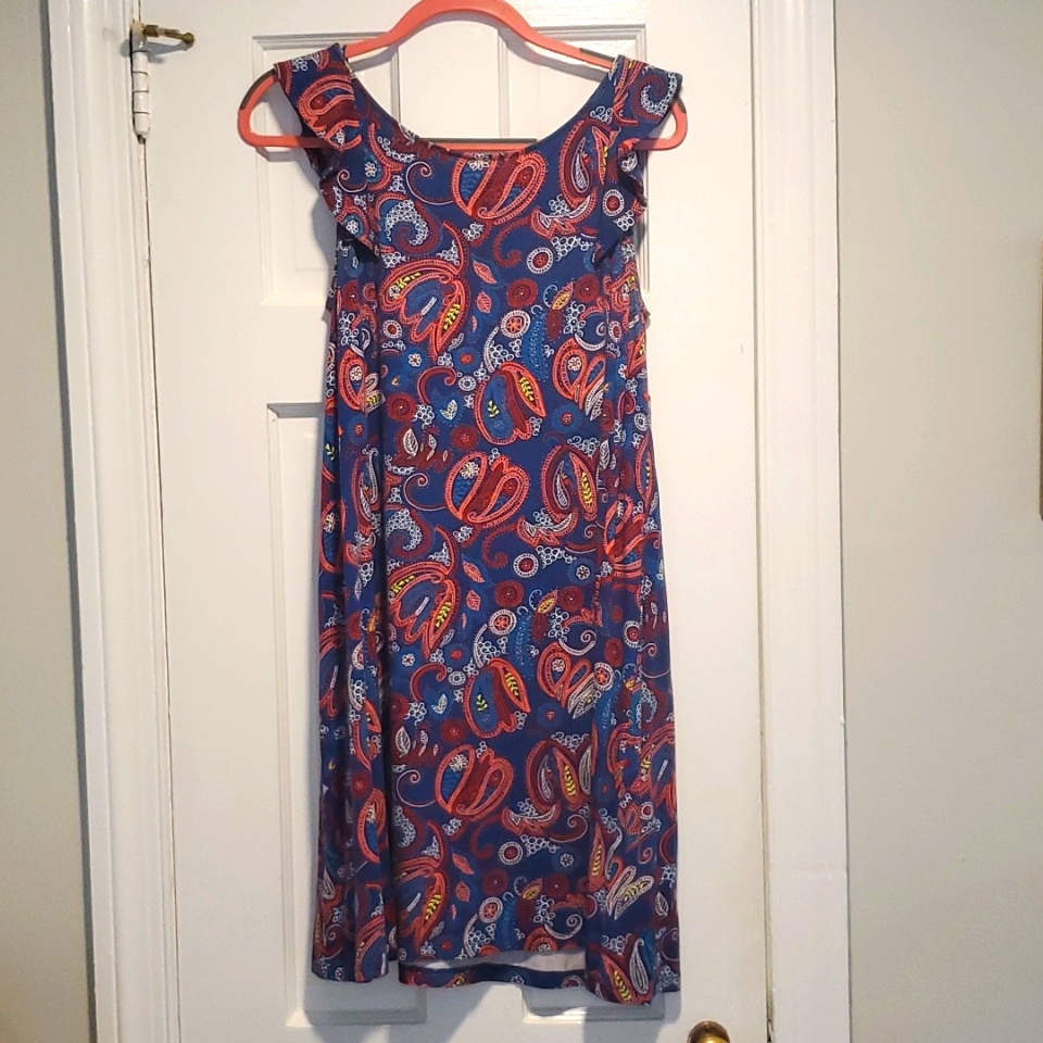 Ann Taylor Loft Paisley Sundress - Sz M